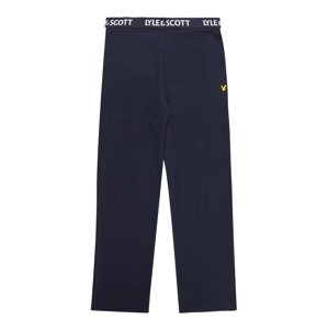 Kalhoty Lyle & Scott námořnická modř / zlatě žlutá / bílá