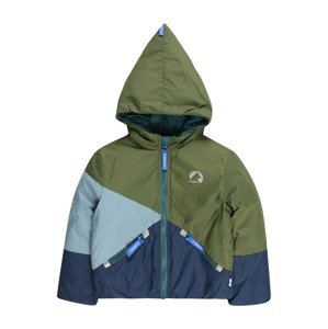 Zimní bunda 'SIRKUS' FINKID světlemodrá / tmavě modrá / zelená