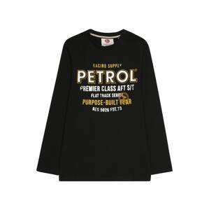 Tričko Petrol Industries hořčicová / černá / bílá