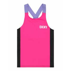 Top DKNY světle fialová / pink / černá / bílá