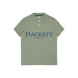 Tričko Hackett London kobaltová modř / kouřově šedá
