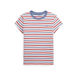 Tričko Polo Ralph Lauren kouřově modrá / červená / bílá
