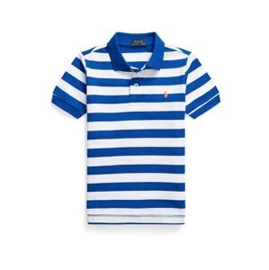 Tričko Polo Ralph Lauren béžová / marine modrá / bílá