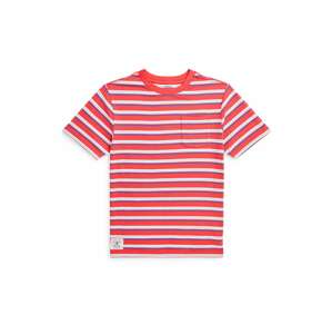 Tričko Polo Ralph Lauren námořnická modř / světlemodrá / červená / bílá