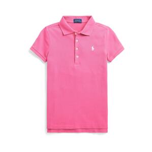 Tričko Polo Ralph Lauren pink / bílá