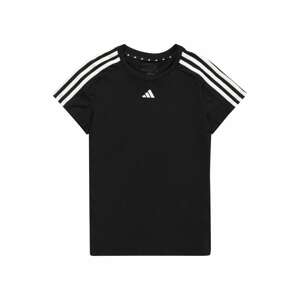 Funkční tričko 'Train Essentials Aeroready 3-Stripes -Fit ' ADIDAS SPORTSWEAR černá / bílá