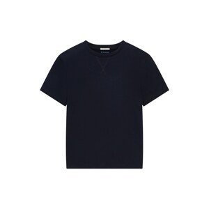 Tričko Tom Tailor noční modrá / bílá