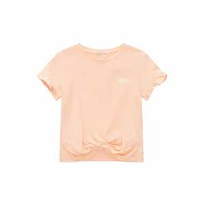 Tričko Tom Tailor meruňková / bílá
