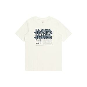 Tričko Jack & Jones Junior námořnická modř / chladná modrá / bílá