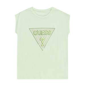 Tričko Guess světlemodrá / žlutá / zelená / mátová