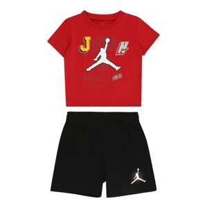 Joggingová souprava Jordan tmavě žlutá / červená / černá / bílá