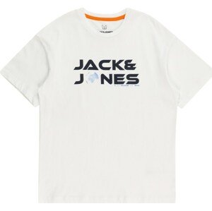 Tričko Jack & Jones Junior modrá / černá / bílá