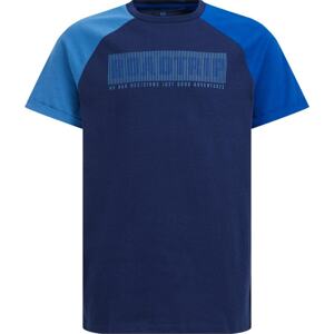 Tričko WE Fashion modrá / kobaltová modř