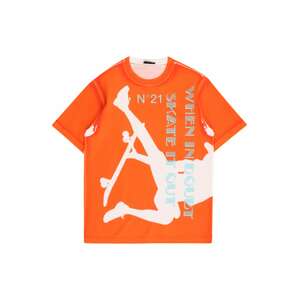 Tričko N°21 tyrkysová / oranžová / bílá