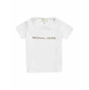 Tričko Michael Kors Kids zlatě žlutá / bílá