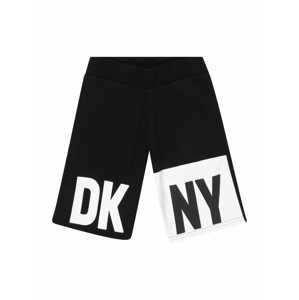 Kalhoty DKNY černá / bílá