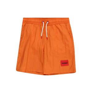 Plavecké šortky HUGO oranžová / červená / černá