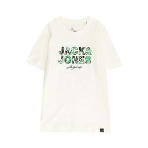 Tričko 'TULUM' Jack & Jones Junior zelená / pink / černá / bílá