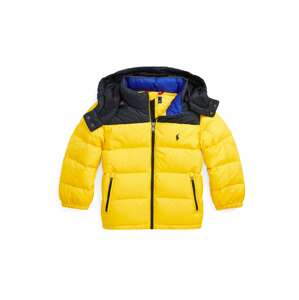 Zimní bunda Polo Ralph Lauren noční modrá / žlutá