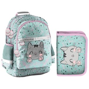 Paso Školní set Kotě Cutie s batohem