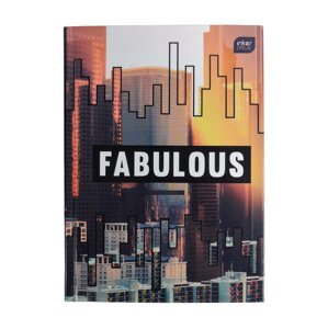 Interdruk Zápisník Fabulous mrakodrapy A5, 96 listů, linkovaný