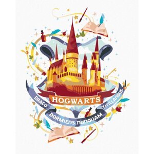 Zuty Malování podle čísel Malované Bradavice (Harry Potter)