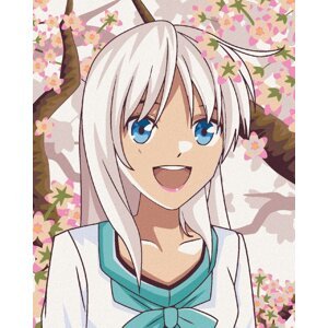 Zuty Malování podle čísel Anime dívka u stromu
