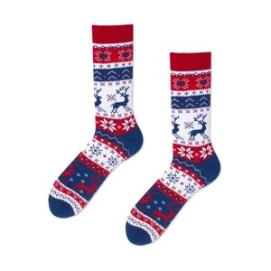 Many Mornings Ponožky klasik Winter warm Rudolph 35-38