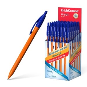 Erich Krause Kuličkové pero R-301 Orange Matic 0.7, modré