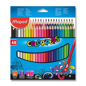 Maped Pastelky Color´Peps, 48 barev