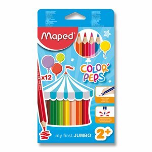 Maped Pastelky Color´Peps Jumbo, 12 barev