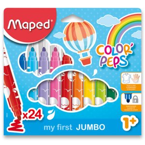 Maped Fixy Color´ Peps Jumbo, 24 barev