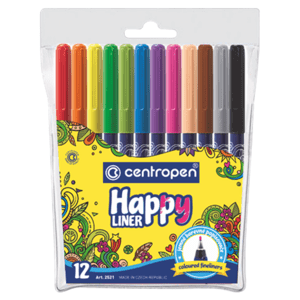 Centropen Linery Happy, sada 12 barev
