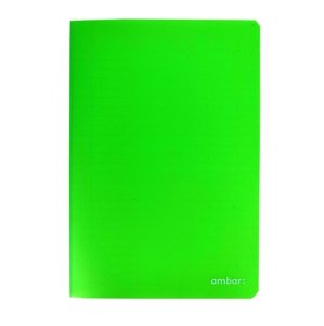 Ambar Sešit Neon green, A5, 48 listů, linka