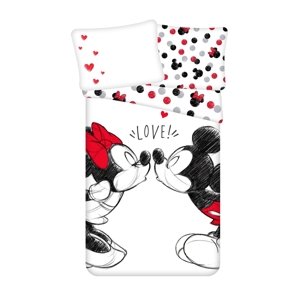 Jerry Fabrics Povlečení Mickey a Minnie Love 04
