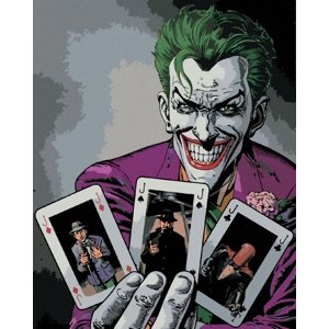 Zuty Malování podle čísel Joker a karty (Batman)