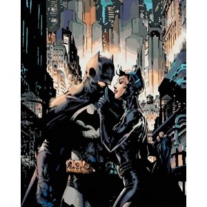 Zuty Malování podle čísel Batman a Catwoman