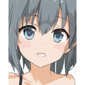 Zuty Malování podle čísel Anime girl portrét