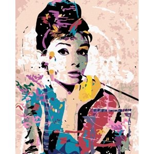 Zuty Malování podle čísel Audrey Hepburn