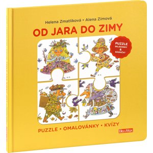 Ella & Max OD JARA DO ZIMY – Puzzle, básničky, omalovánky, kvízy