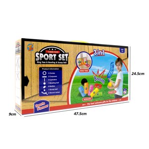 Toys4All Sportovní set 3v1