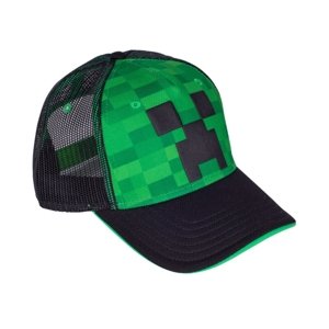 Minecraft Kšiltovka Minecraft zelená/černá
