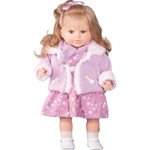Luxusní mluvící dětská panenka-holčička Berbesa Kristýna 52cm