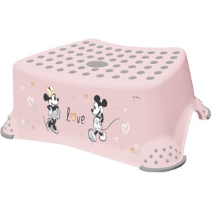 Keeeper Keeeper Stolička, schůdek s protiskluzovou funkcí - Minnie Mouse, růžový