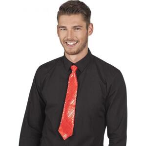 Boland Lesklá červená kravata, 40 cm
