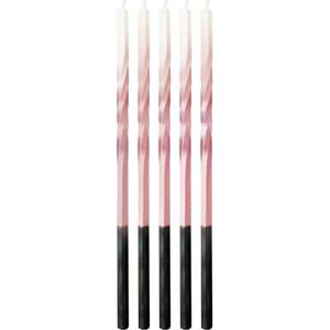 Godan / candles B&C Ombre prskavky, růžová/bílá, 5x5x150mm, 5 ks.