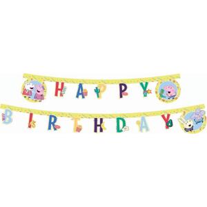 Procos Banner Peppa Pig - Happy Birthday, 230 cm