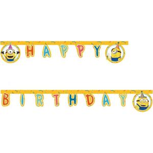 Procos Banner Minions 2 The Rise of Gru - Happy Birthday, 200 cm