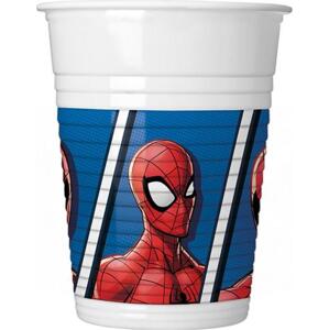 Procos Plastové kelímky (WM) Spider-Man Team Up Marvel, 200 ml, 8 ks.