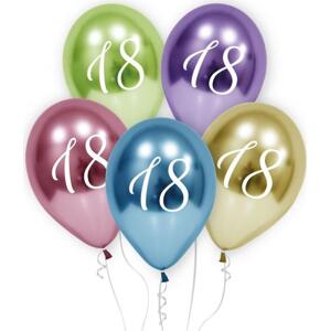 Godan / balloons 18 balónků, platina, 12"/ 5 ks.